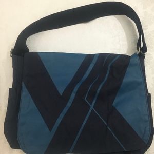 Geometric Messenger Bag